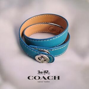 Coach Leather Bracelet